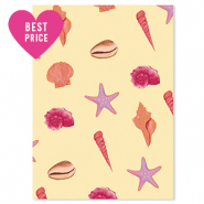 BY31® Sieraden kaartjes zeeleven Yellow-pink-purple