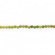 Natuursteen kralen serpentijn 6mm Army green