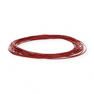 leer rond 1mm Red