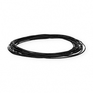 leer rond 1mm Black