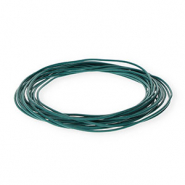 leer rond 1,5mm Dark teal green