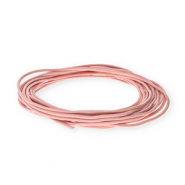 leer rond 2mm Light pink