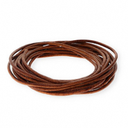 leer rond 3mm Brown