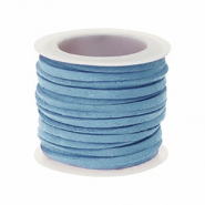 Imitatie su&egrave;de plat 3mm Blue