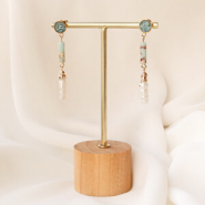 Inspiratiesets Maak trendy sieraden met natuursteen kralen discs en tubes