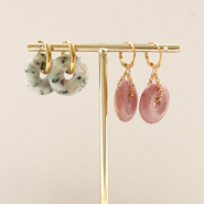 Inspiratiesets De mooiste oorbellen en armbanden maak je met natuursteen disc hangers