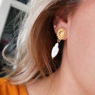 Inspiratiesets Inspiratie voor haaraccessoires en oorbellen met zoetwaterparels