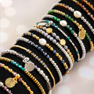 Inspiratiesets Ontwerp elegante sieraden met top facet kralen rond