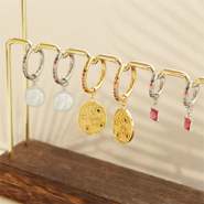 Inspiratiesets Oorbellen inspiratie met stainless steel creolen