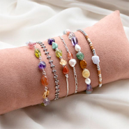 Inspiratiesets Get creative met natuursteen kralen in diverse vormen