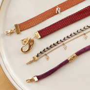 Inspiratiesets Gebruik lintklemmen voor het creëren van armbanden