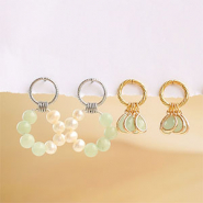 Inspiratiesets Aan de slag met rvs ronde oorbellen met pin