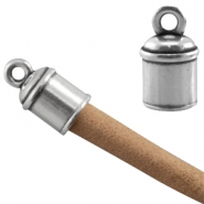 Metalen kralen DQ antiek zilver Bekijk ook onze eindkappen van DQ metaal in antiek zilver