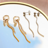 Nieuw Nieuw! roestvrij stalen oorbel onderdelen