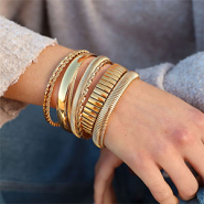 Inspiratiesets Sieraden inspiratie met roestvrij stalen bangle armbanden