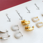 Nieuw Nieuwe schitterende roestvrij stalen oorbellen 