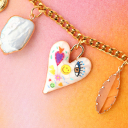 Nieuw Yes! Funky metalen bedels met enamel