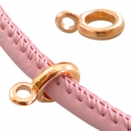 Eindkapjes DQ metaal rosé goud Bekijk ook onze andere Designer Quality metalen onderdelen in rosé goud