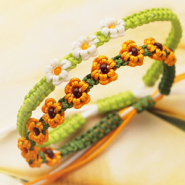 Sieraden maken: Macramé flower techniek DIY