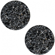 12 mm platte cabochon Polaris Elements Goldstein Black