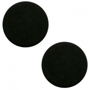 20 mm platte cabochon Polaris Elements matt Black