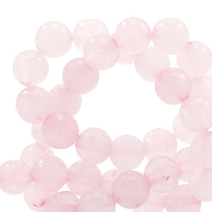 Natuursteen kralen kwarts 4mm Princess pink opal