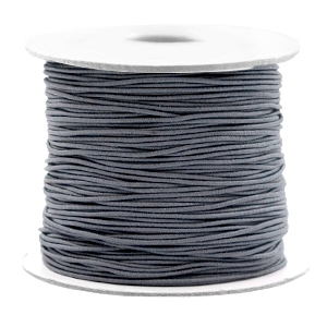Gekleurd elastisch draad 0.8mm Cool grey
