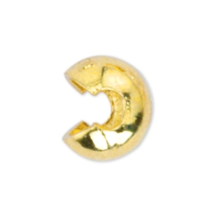 Beadalon knijpkraal verbergers 3mm Goud