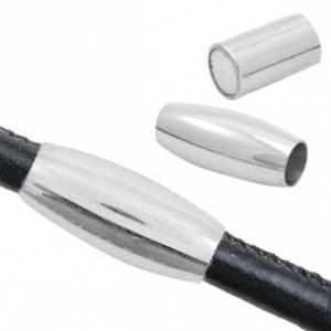 Roestvrij stalen (RVS) Stainless steel onderdelen magneetslot &Oslash;3mm Antiek zilver