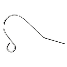 Roestvrij stalen (RVS) Stainless steel onderdelen oorbellen / oorhanger Antiek zilver