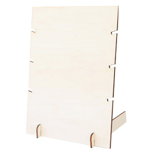 Sieraad display hout voor kettingen Natural (natuurlijke kleur van het hout)