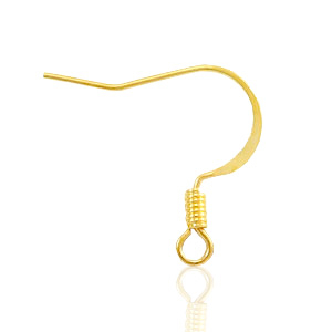 Onderdelen TQ metaal oorbellen / oorhanger Goud