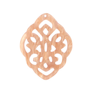 Resin hangers ruit barok Peach pink