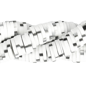 Katsuki kralen 6mm Bright white-black