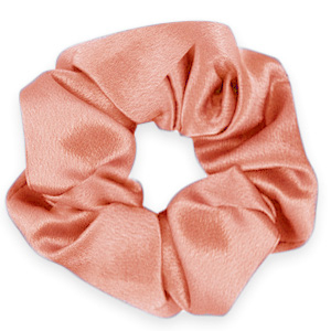 Scrunchies haarelastiek silky Flirty flamingo rose