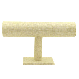 Sieraad display linnen voor armbandjes Bruin