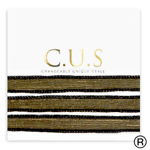 C.U.S&reg; sieraden lint Shimmery black