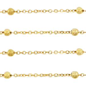 Roestvrij stalen (RVS) Stainless steel onderdelen jasseron schakel ball Goud