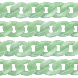 Acrylic chain 22mm Green