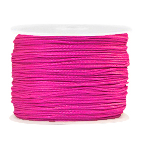 Macram&eacute; draad 1.0mm Fuchsia pink