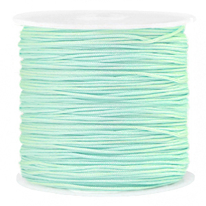 Macram&eacute; draad 0.8mm Soft turquoise green