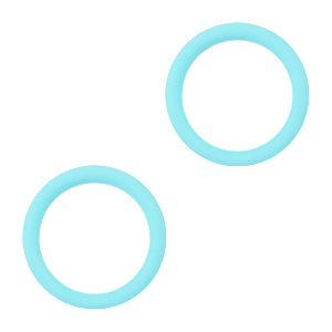 Elastiek eindje Light blue