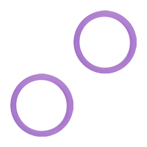 Elastiek eindje Purple