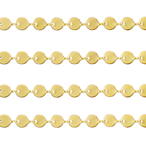 Roestvrij stalen (RVS) Stainless steel onderdelen jasseron coins Goud