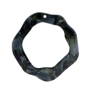 Resin hangers asymmetrisch Black