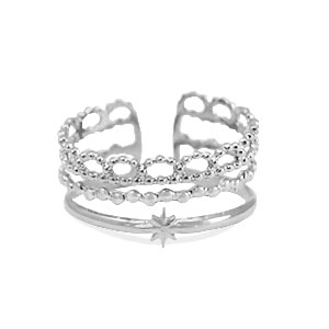 Roestvrij stalen (RVS) Stainless steel ringen Zilver