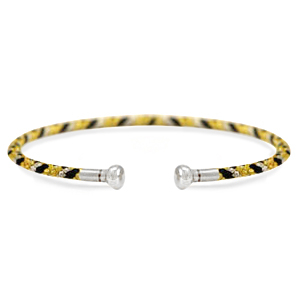 C.U.S&reg; sieraden bangle armband Yellow-black-silver