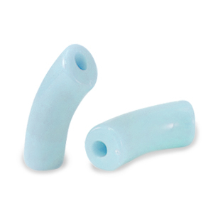 Acryl kralen tube Light blue