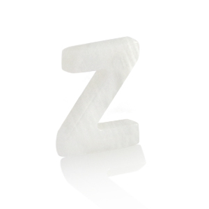 Schelp hangers specials letter Z White (natuurlijke kleur)