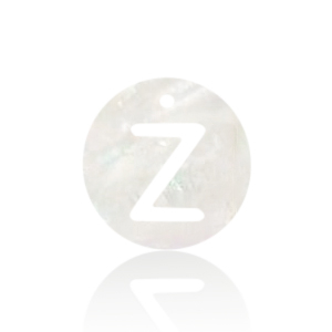 Schelp hangers specials letter Z White (natuurlijke kleur)